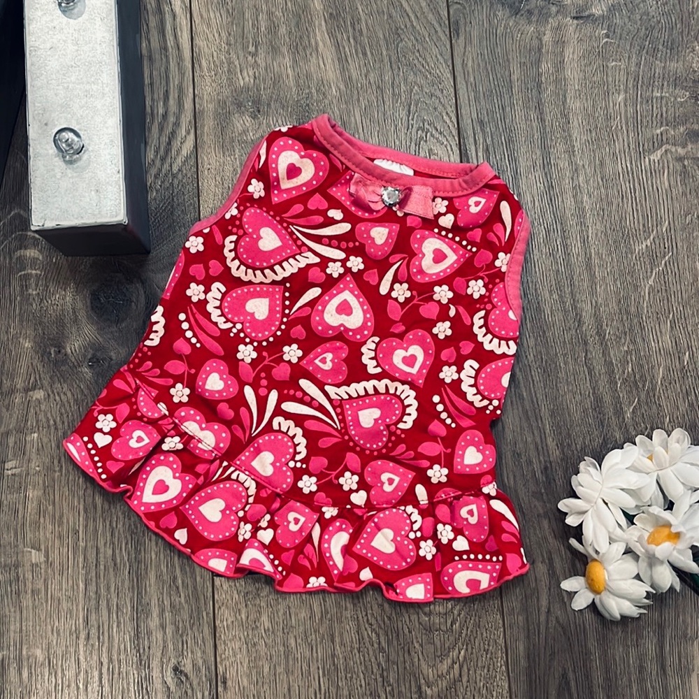 Glamour to the Bone Heart Dog Dress